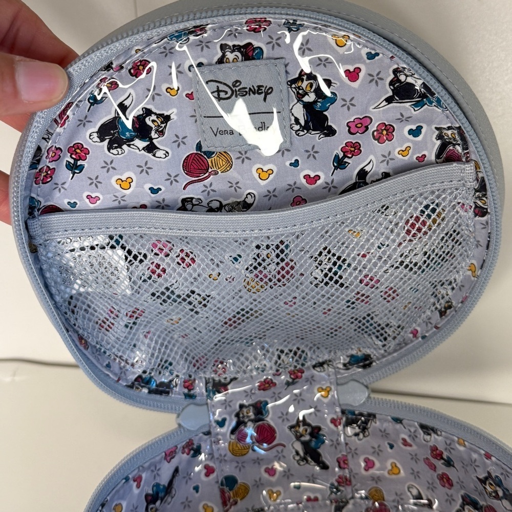Vera Bradley Disney Whimsy Cosmetic Case in the Mickey Mouse Piccadilly Paisley - Picture 11 of 11